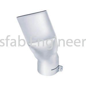 Accessory - Professional Line - Flat angled nozzle 74x3 mm